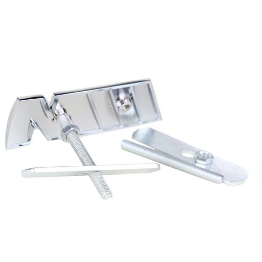 3D autó matrica BMW M Power fényes ezüst, hűtőrácsra