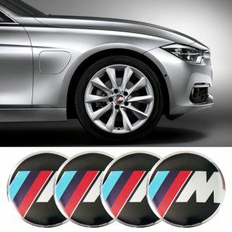   3D autó BMW M Power felniközép kupak matrica (4 db) 56 mm alumínium