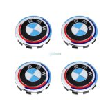 3D autó BMW felniközép 68 mm kupak (4 db) Motorsport jubileumi szett