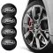 3D autó Ford fekete felniközép kupak matrica (4 db) 56 mm, alumínium
