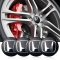 3D autó Honda fekete felniközép kupak matrica (4 db) 56 mm, alumínium