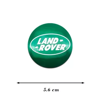   3D autó Land Rover zöld felniközép kupak matrica (4 db) 56 mm, alumínium