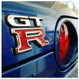 3D autó matrica Nissan GTR