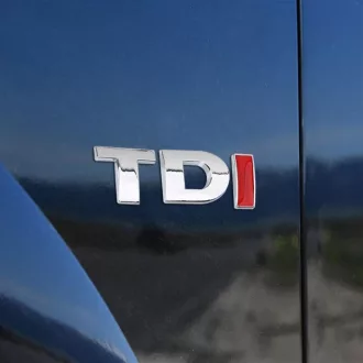 3D metál autó matrica Volkswagen TDI