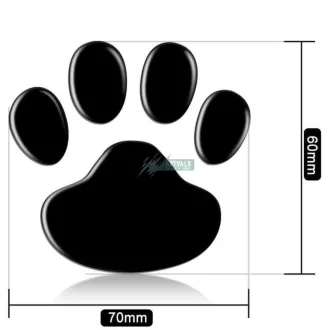 3D Kutya mancs autós matrica 1 pár