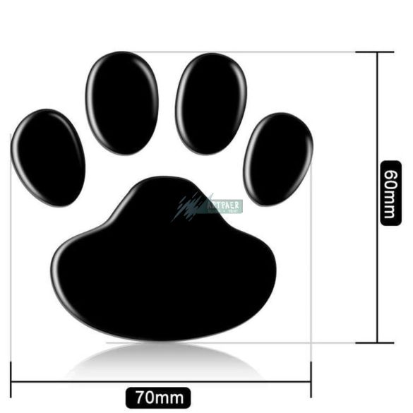 3D Kutya mancs autós matrica 1 pár