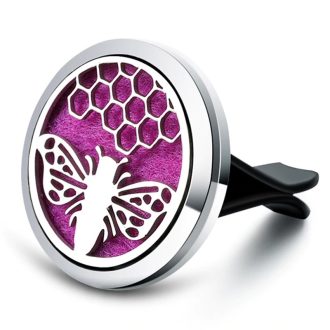   Szorgos méh - Aromaterápiás autóillatosító - rozsdamentes acél aroma diffúzor