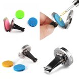 Szivecskék - Aromaterápiás autóillatosító CZ kristályokkal- rozsdamentes acél aroma diffúzor