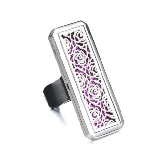   Rózsák - Aromaterápiás autóillatosító - aroma diffúzor 316L nemesacél