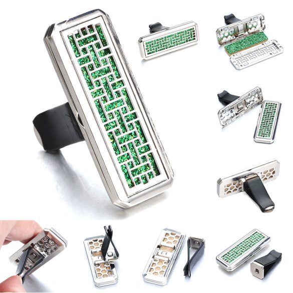 Virágoskert - Aromaterápiás autóillatosító - aroma diffúzor 316L nemesacél