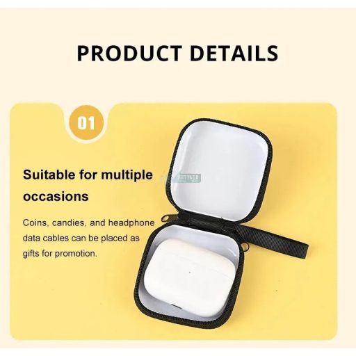 Fülhallgató tároló, utazó tok magnetofon design