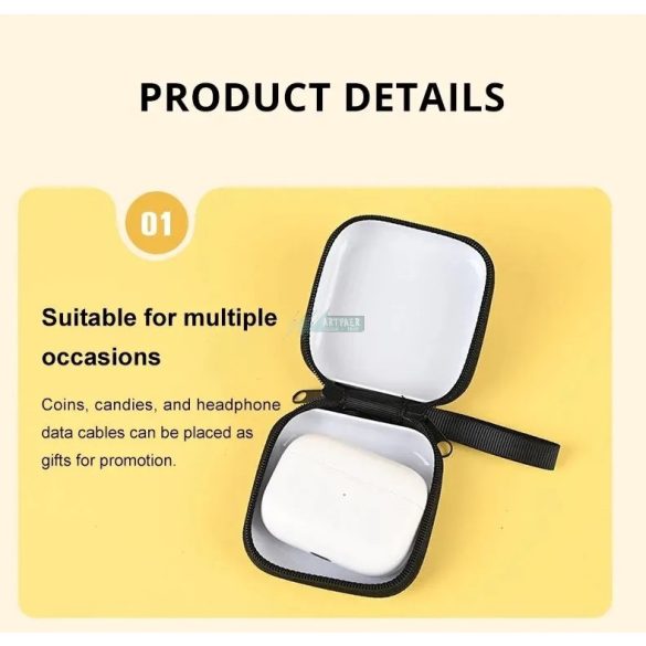 Fülhallgató tároló, utazó tok magnetofon design