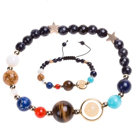 Ásvány karkötő állítható - a naprendszerünk