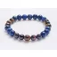 Ásvány karkötő gránát, lapis lazuli, szodalit és tigrisszem