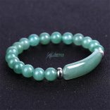 Ásvány karkötő amazonit charm