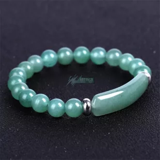 Ásvány karkötő amazonit charm