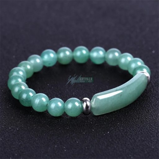 Ásvány karkötő amazonit charm