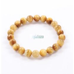 Ásvány karkötő arany tigrisszem