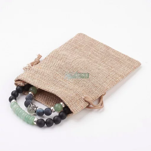 Bagoly - zöld aventurin - roppantott achát - matt óníx - páros ásvány karkötő