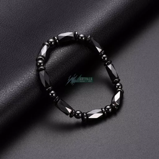 Hematit - sokszög ásvány karkötő