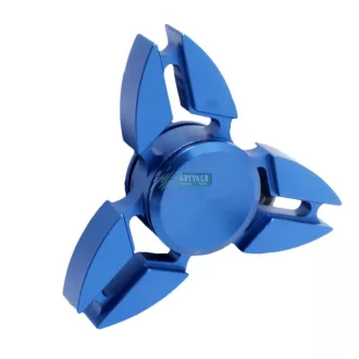 Fidget Spinner újpörgettyű 3 ágú - metál