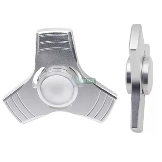 Fidget Spinner újpörgettyű 3 ágú - metál