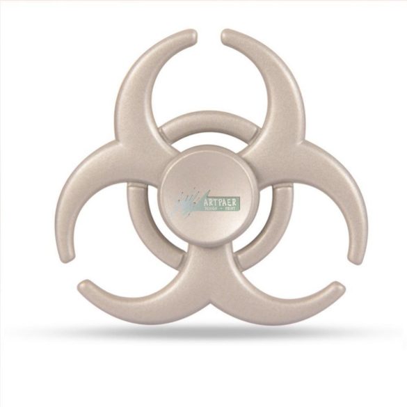 Fidget Spinner újpörgettyű metál - Biohazard