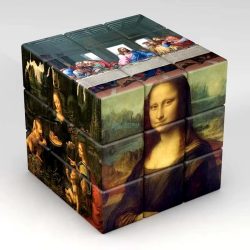 Mágikus (Rubik) kocka - Leonardo Da Vinci képeivel