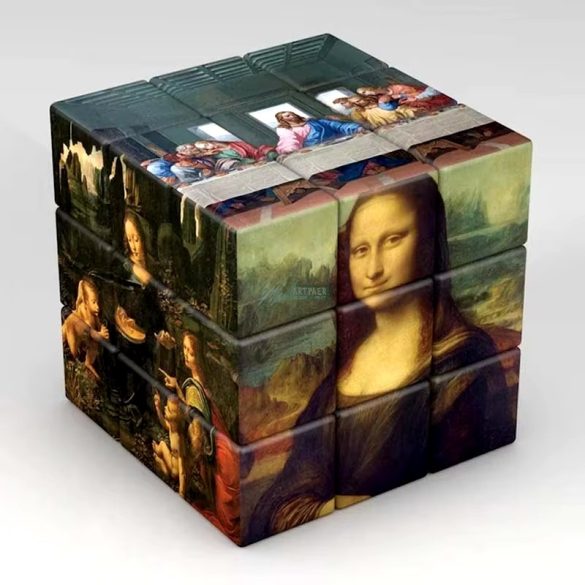 Mágikus (Rubik) kocka - Leonardo Da Vinci képeivel
