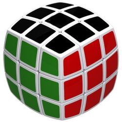 Mágikus domború kocka 3x3x3 - Rubik stílus