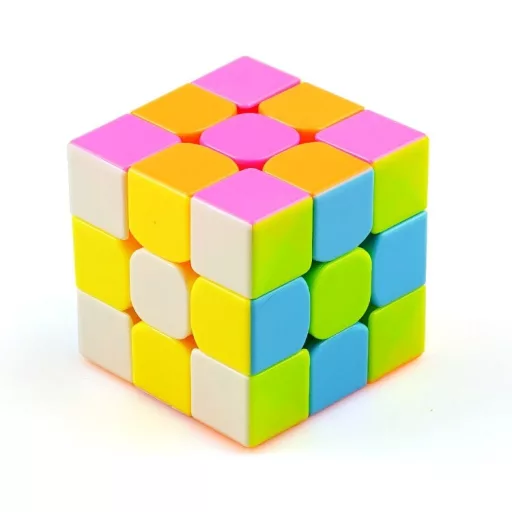 Mágikus kocka 3x3x3 - Anyagában színezett