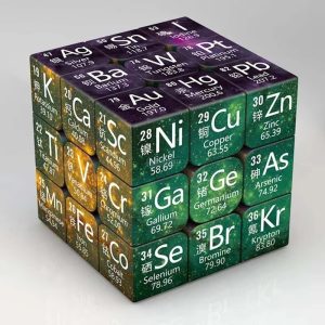 Sheldon Mágikus (Rubik) kockája - periódusos kocka