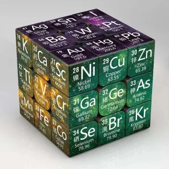 Sheldon Mágikus (Rubik) kockája - periódusos kocka