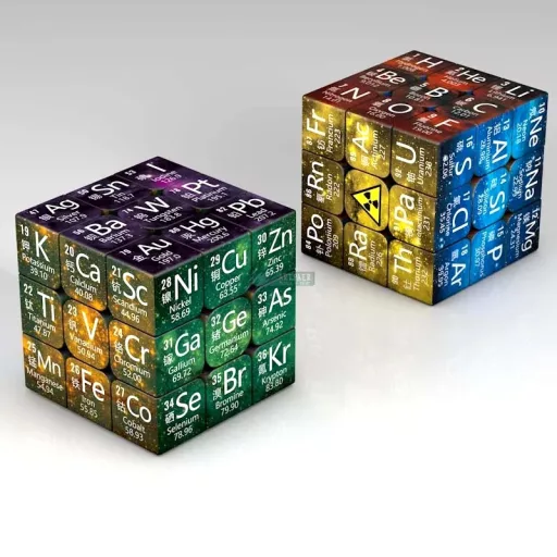 Sheldon Mágikus (Rubik) kockája - periódusos kocka