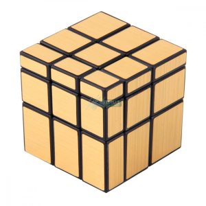 Mágikus tükrös kocka 3x3x3 - Mirror Cube aranyszín
