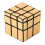 Mágikus tükrös kocka 3x3x3 - Mirror Cube aranyszín