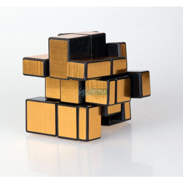 Mágikus tükrös kocka 3x3x3 - Mirror Cube aranyszín