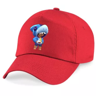 Game fan Brawl Stars Shark Leon baseball sapka