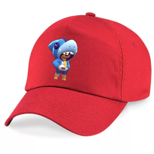 Game fan Brawl Stars Shark Leon baseball sapka