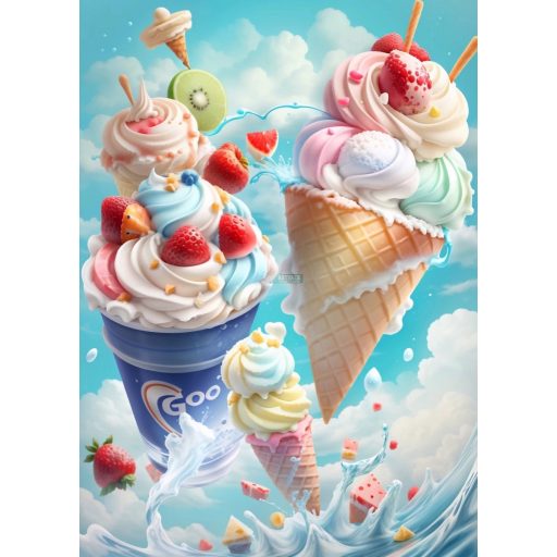 Étel-Ital - Cukrász - fagyizós dekorációs poszter