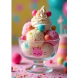 Étel-Ital - Cukrász - fagyizós dekorációs poszter