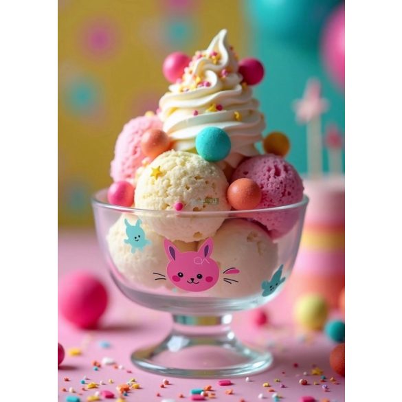 Étel-Ital - Cukrász - fagyizós dekorációs poszter