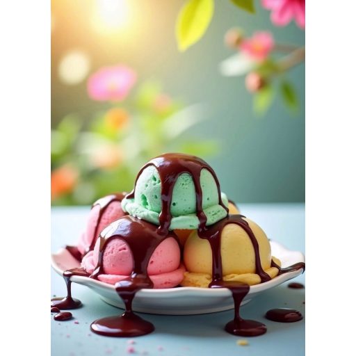 Étel-Ital - Cukrász - fagyizós dekorációs poszter