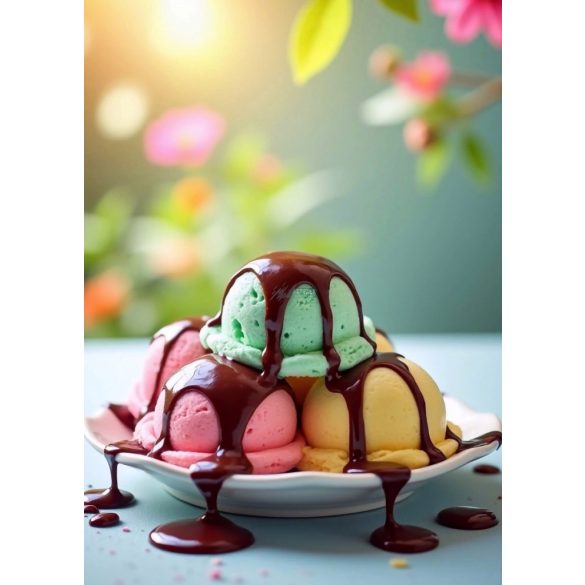 Étel-Ital - Cukrász - fagyizós dekorációs poszter