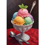 Étel-Ital - Cukrász - fagyizós dekorációs poszter