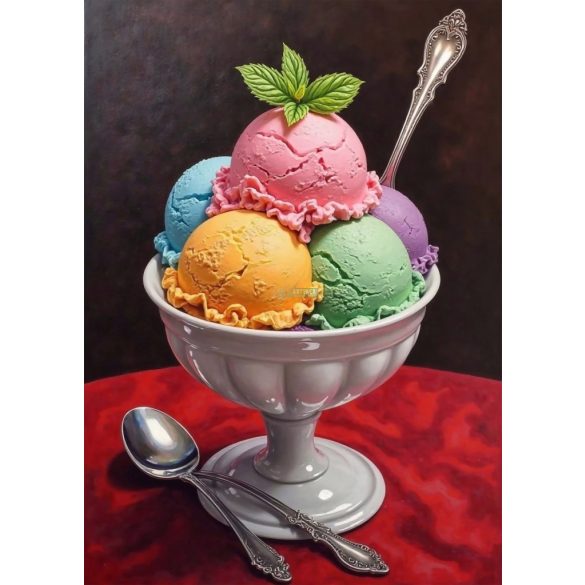 Étel-Ital - Cukrász - fagyizós dekorációs poszter