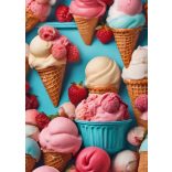 Étel-Ital - Cukrász - fagyizós dekorációs poszter