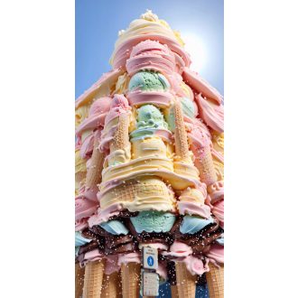 Étel-Ital - Cukrász - fagyizós dekorációs poszter