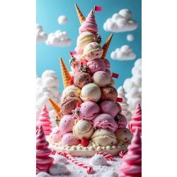 Étel-Ital - Cukrász - fagyizós dekorációs poszter