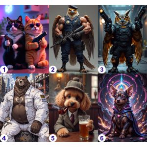 Humoros élővilág - poszter